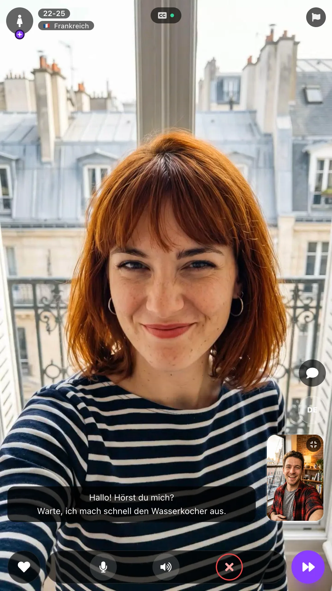 Videochat mit Fremden